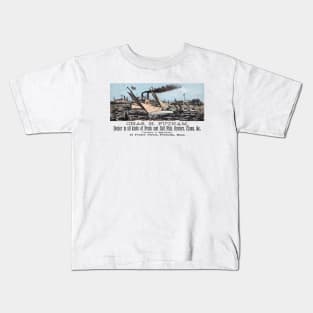 19th c. Seafood Dealer Kids T-Shirt